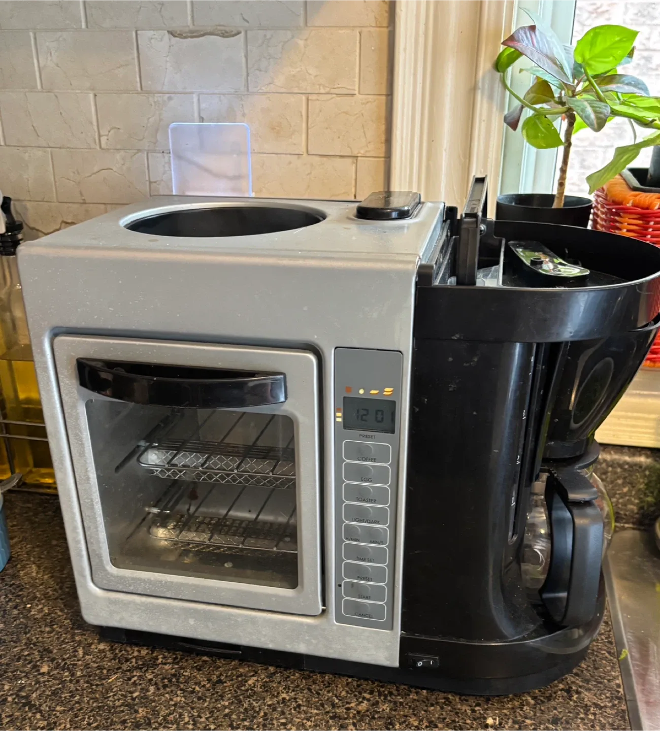 Mini Kitchen … Toaster Oven + Coffee Maker + Egg Maker Combo 🥕 image indicator(2)