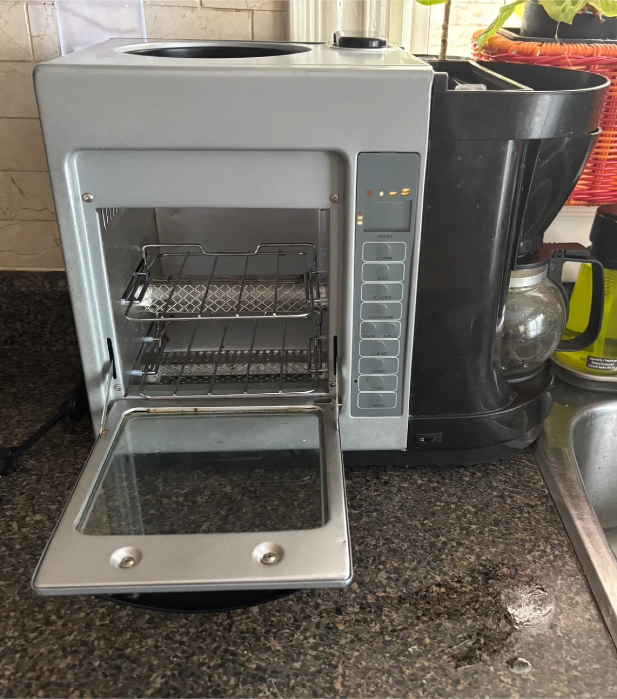 Mini Kitchen … Toaster Oven + Coffee Maker + Egg Maker Combo 🥕 image indicator(8)