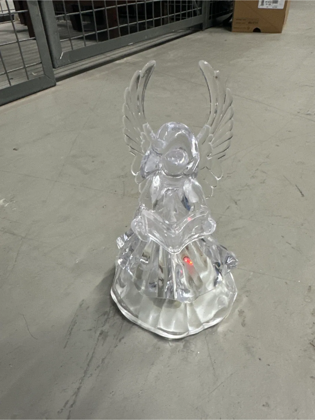 Angel Figurine - Clear Plastic FREE thumbnail