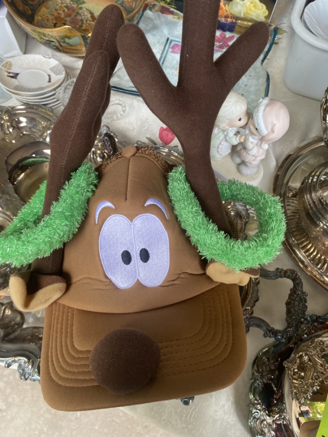 Novelty Reindeer Antler Baseball Cap