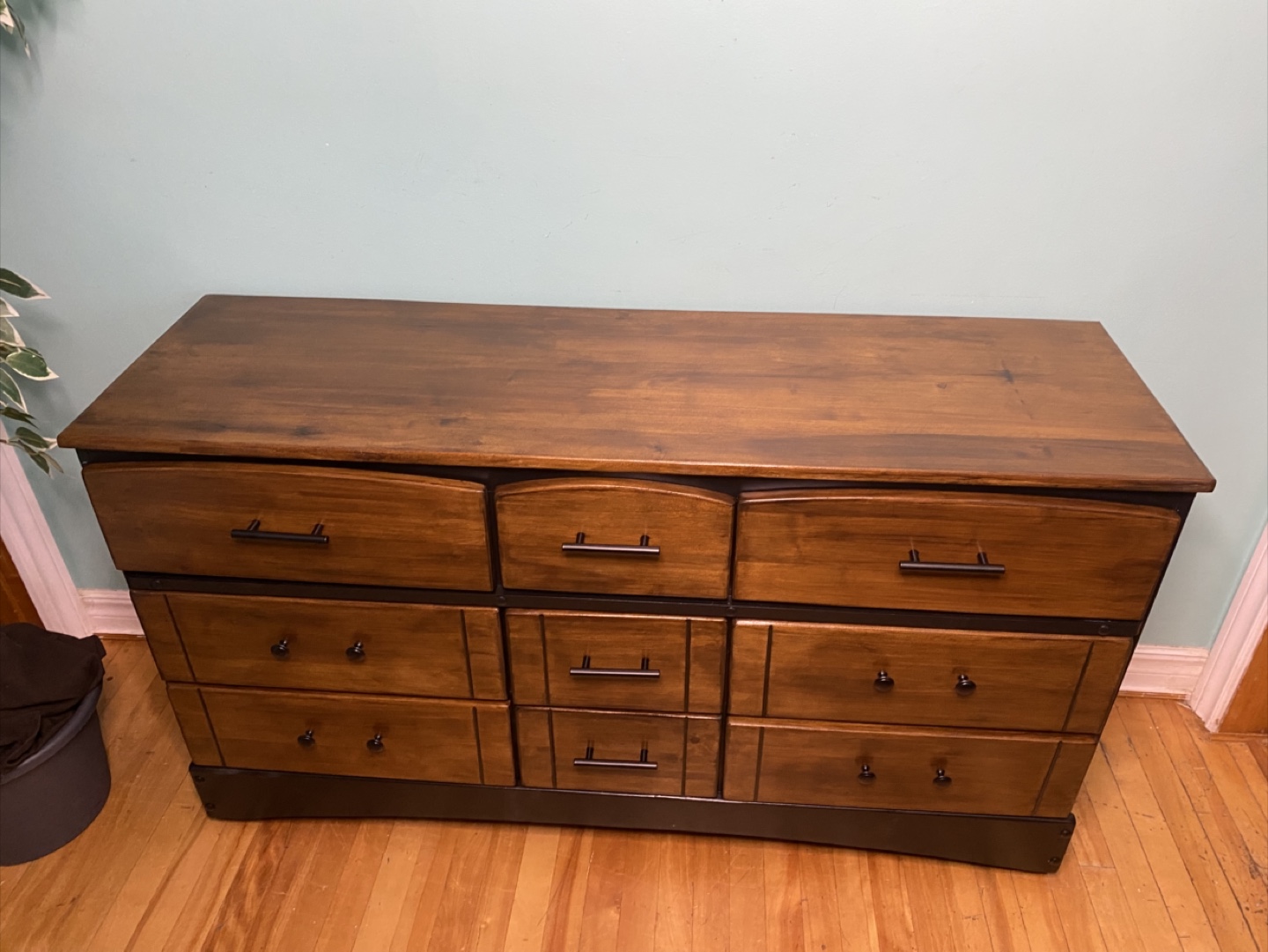 FREE DELIVERY: Refinished Long Dresser $200 (HRM) - photo 4