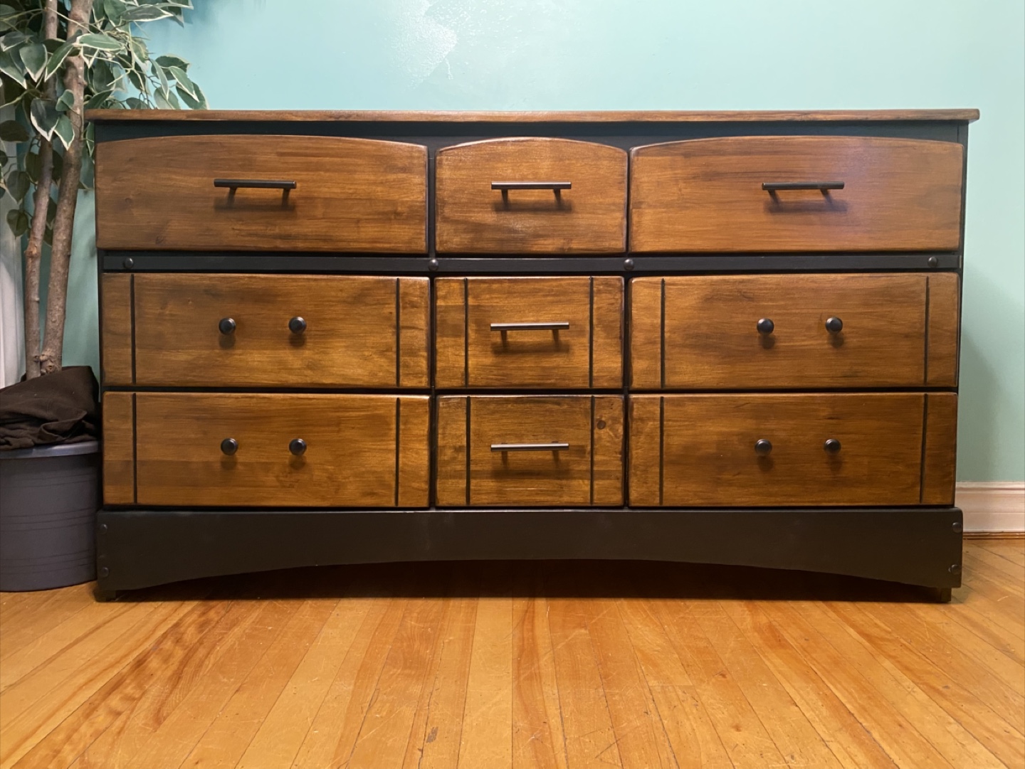 FREE DELIVERY: Refinished Long Dresser $200 (HRM)