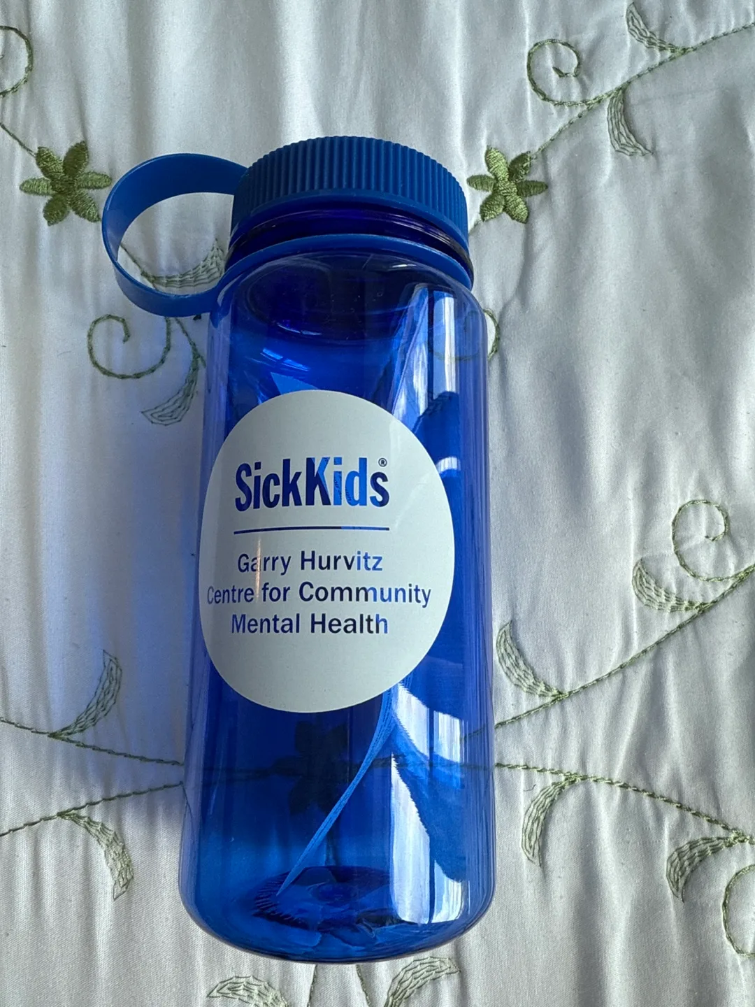 SickKids Blue Water Bottle thumbnail