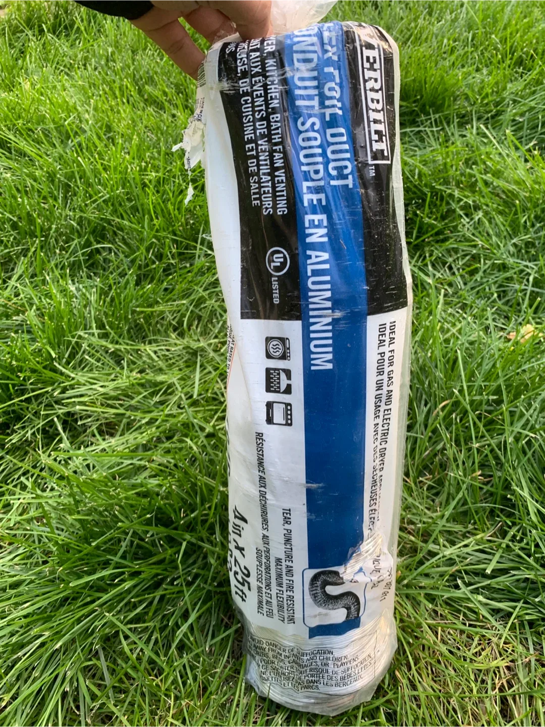 Everbilt Flex Foil Duct 4in x 25ft thumbnail