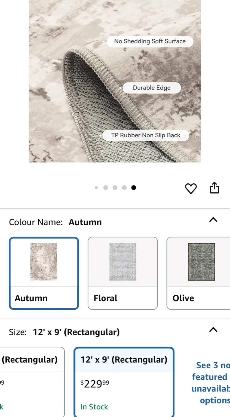 Brand new MontVoo Area Rug 9x12 feet image indicator(7)