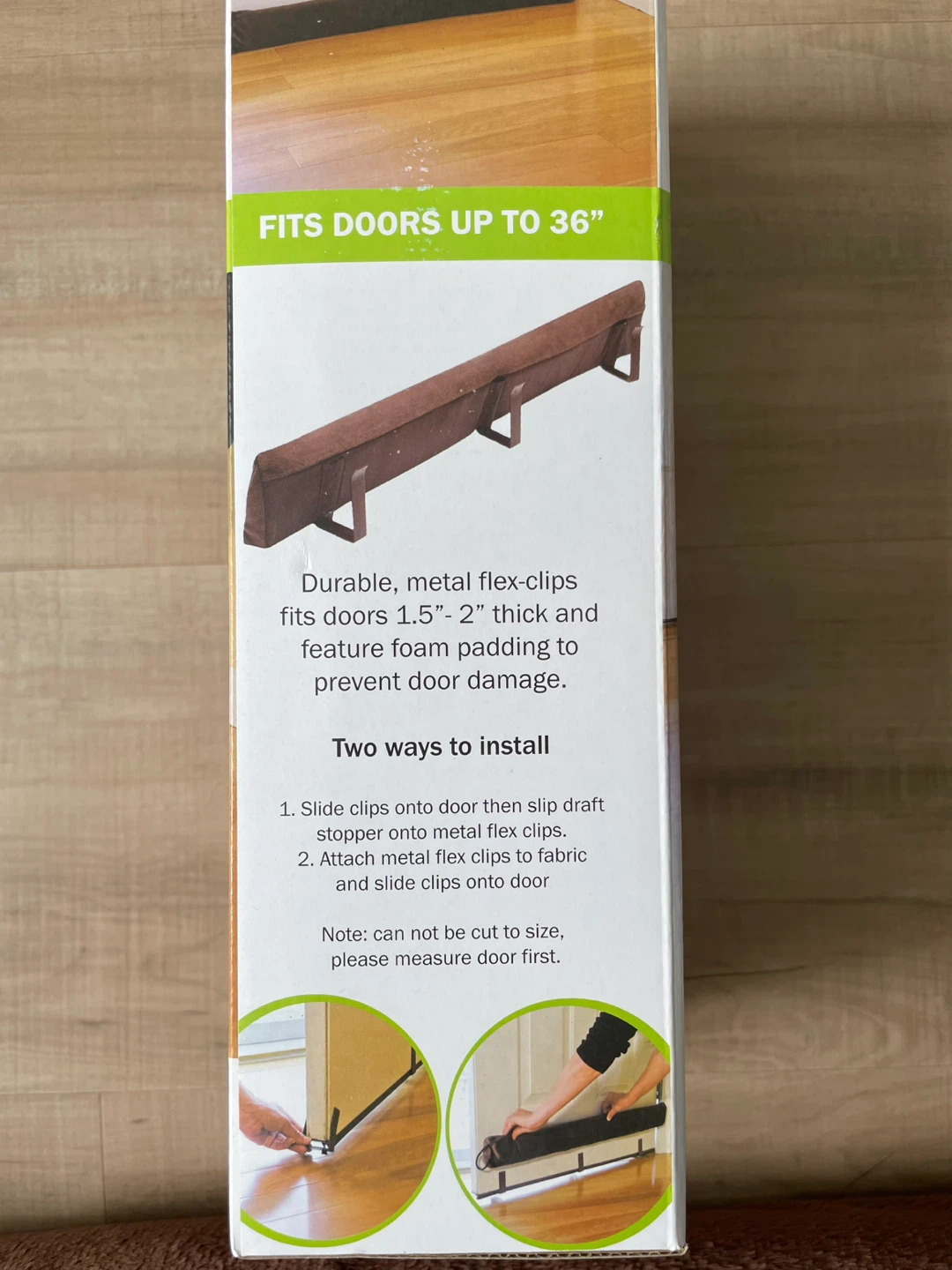 Clip On Door Draft Stopper - photo 2