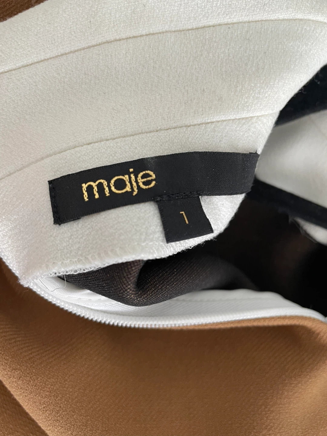 Maje Dress with Embellished Collar - photo 3