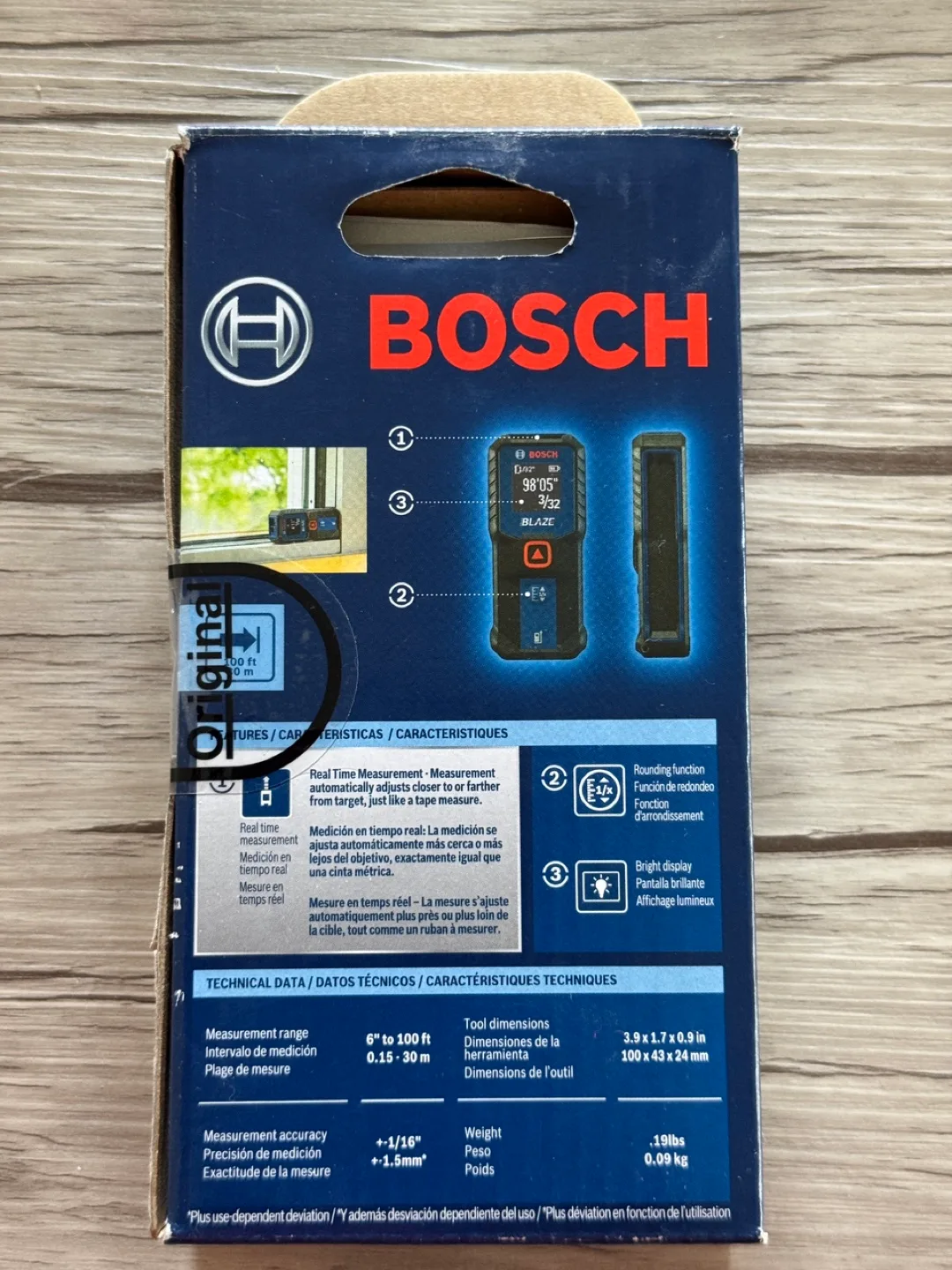 BRAND NEW Bosch Blaze GLM100-23 Laser Measure - 100 ft Range thumbnail