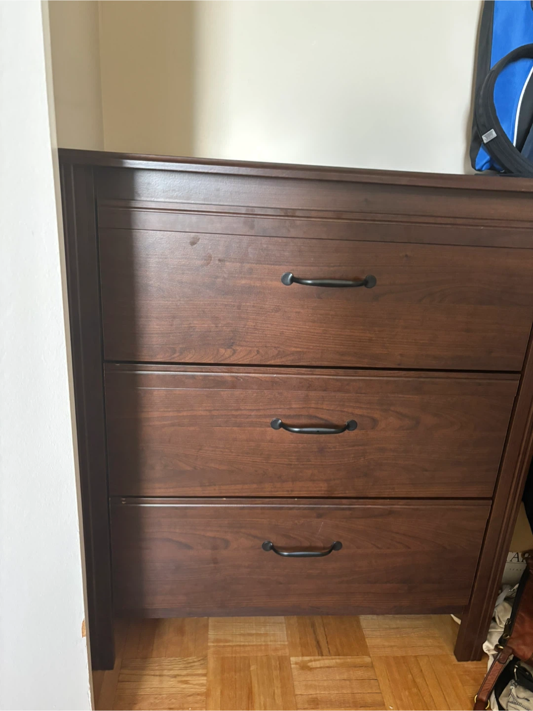 IKEA brown wood finish 3-Drawer Dresser