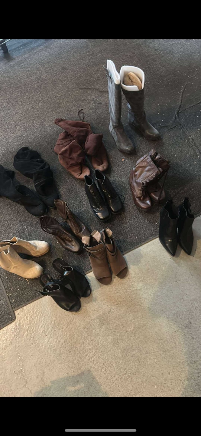 Assorted Used Shoes & Boots