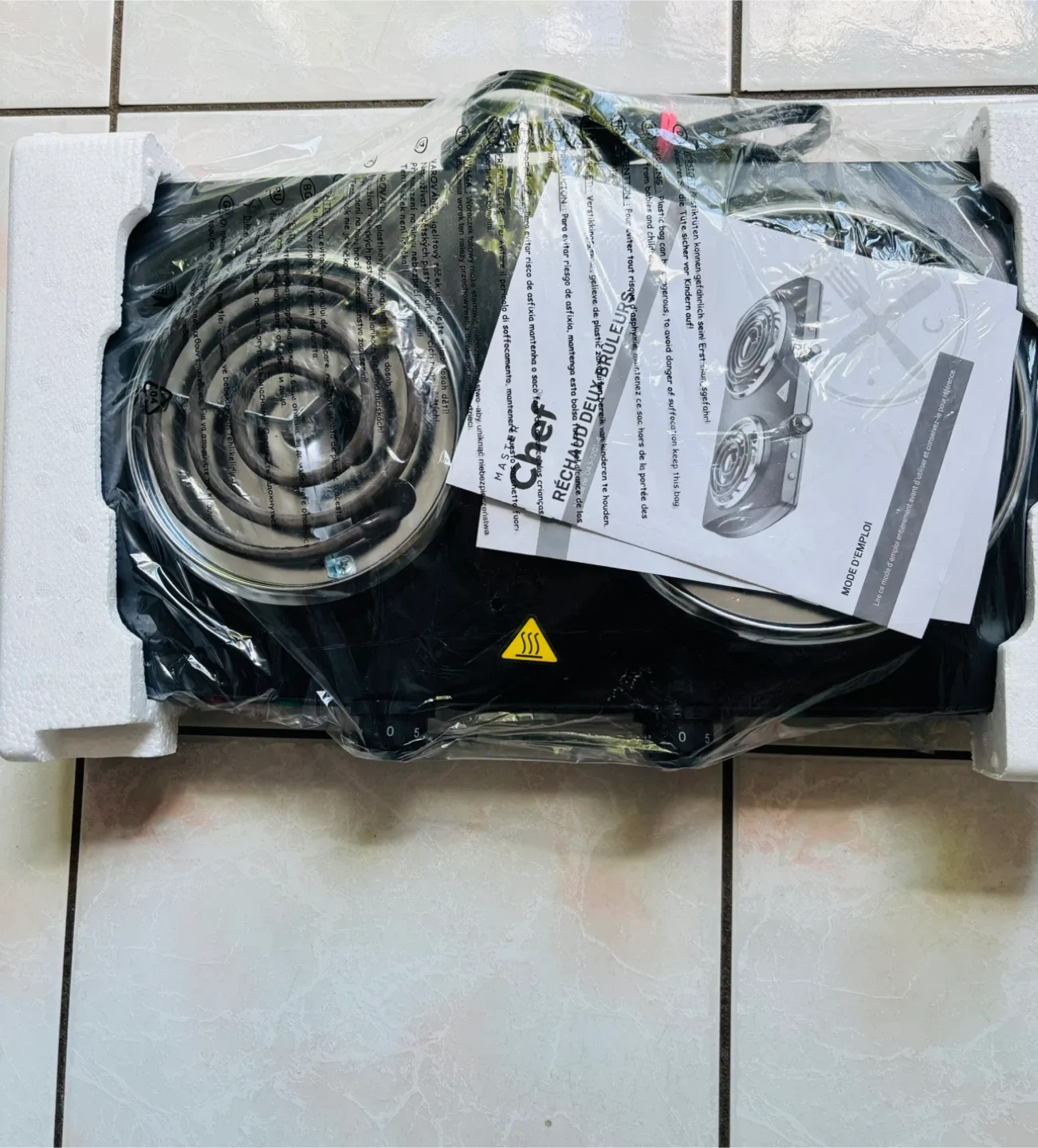 Master Chef Double Burner Cooktop - New in Box! image indicator(2)