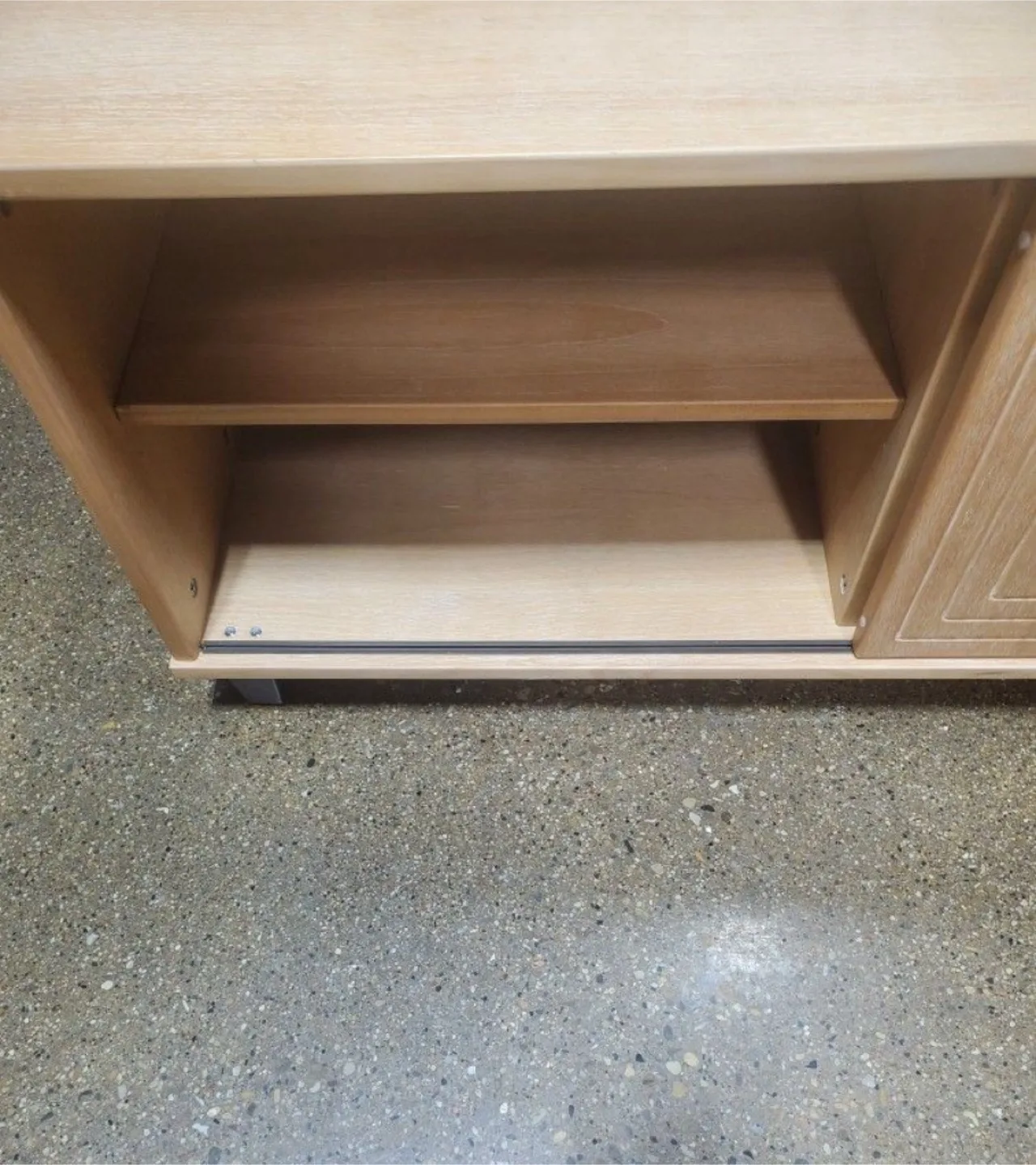 New Geometric with 2 Sliding Doors TV Stand image indicator(6)