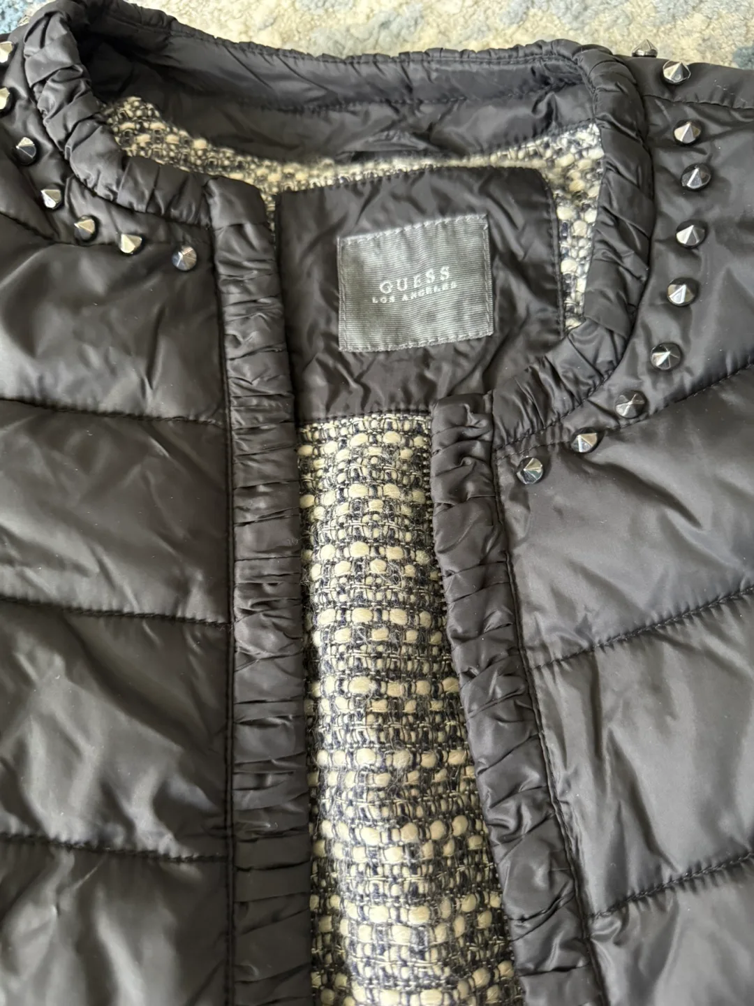Guess Black Puffer Jacket image indicator(2)
