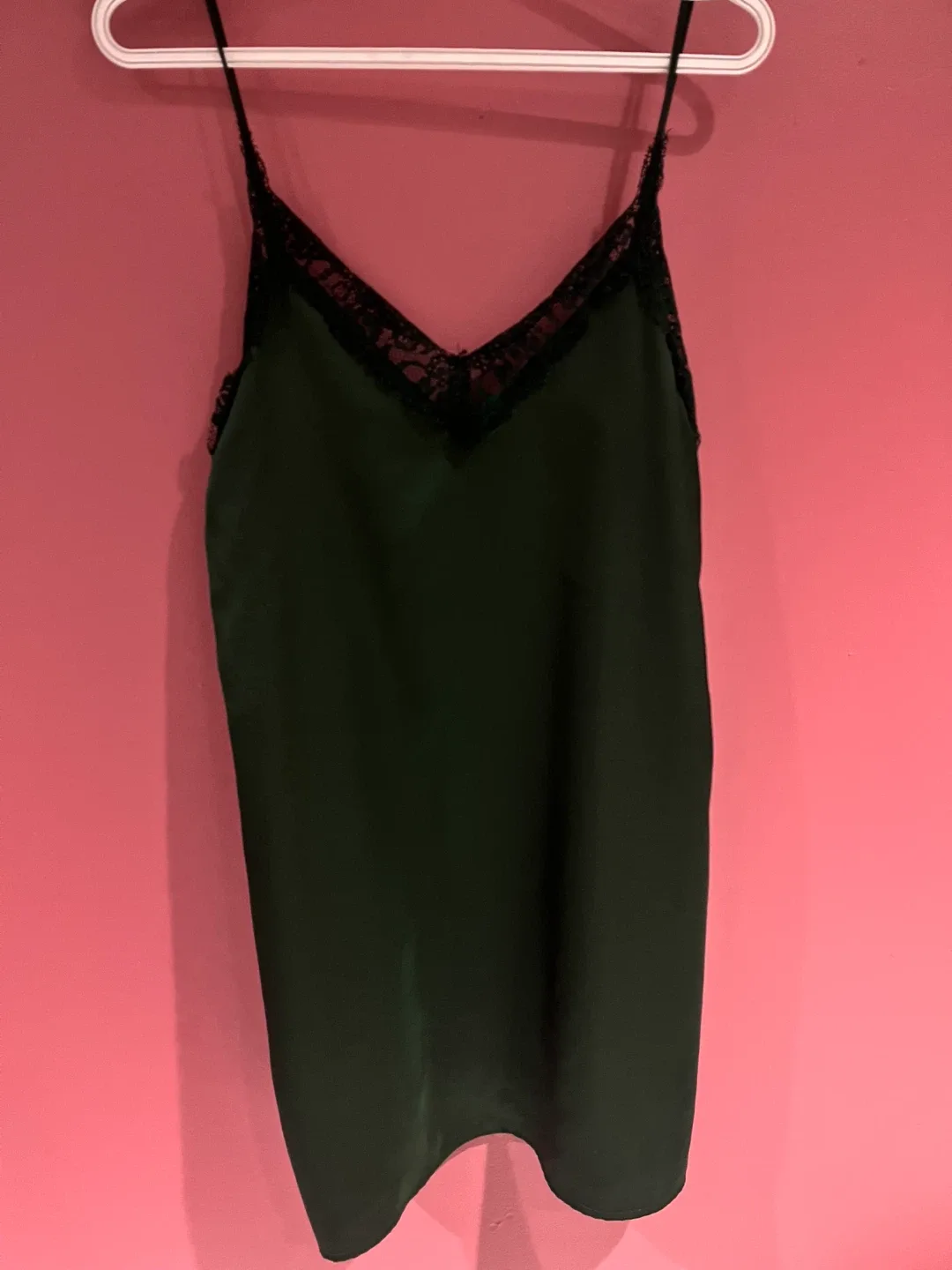Emerald Green Slip Dress thumbnail