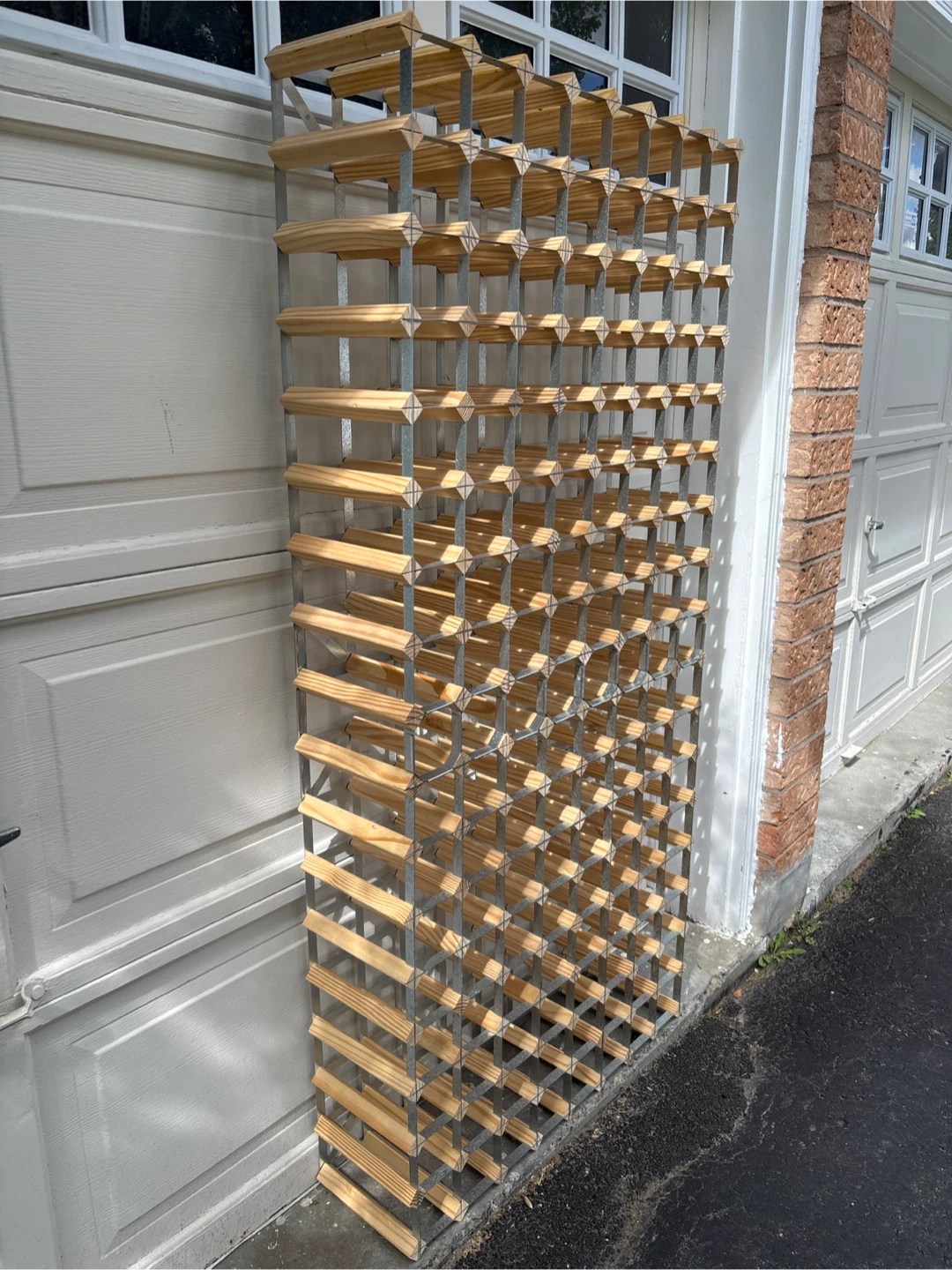 Wood & Metal Wine Rack - photo 2