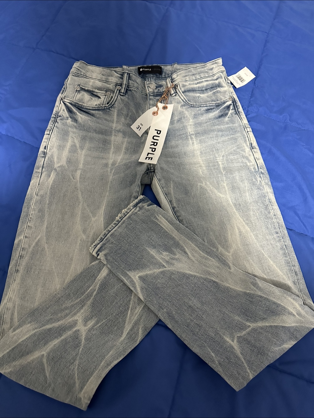 Purple Brand Light Indigo Pale Jeans - Size 31 - photo 3