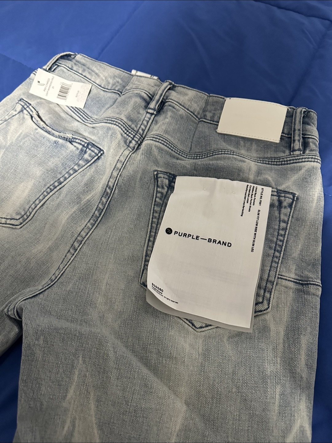 Purple Brand Light Indigo Pale Jeans - Size 31 - photo 4