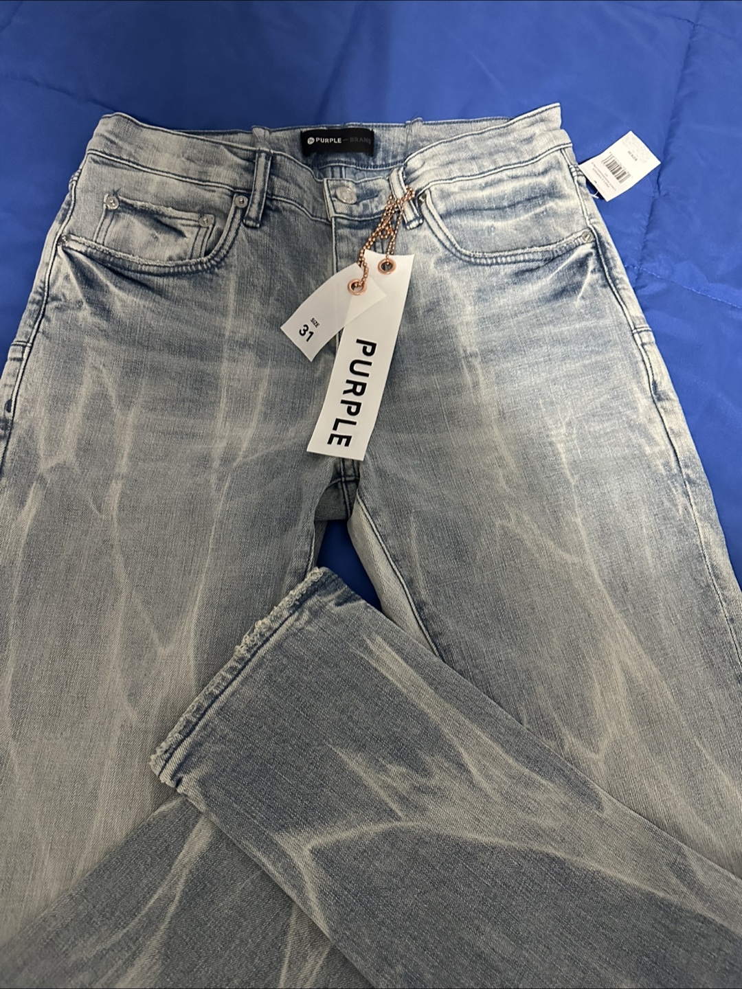 Purple Brand Light Indigo Pale Jeans - Size 31 - photo 2