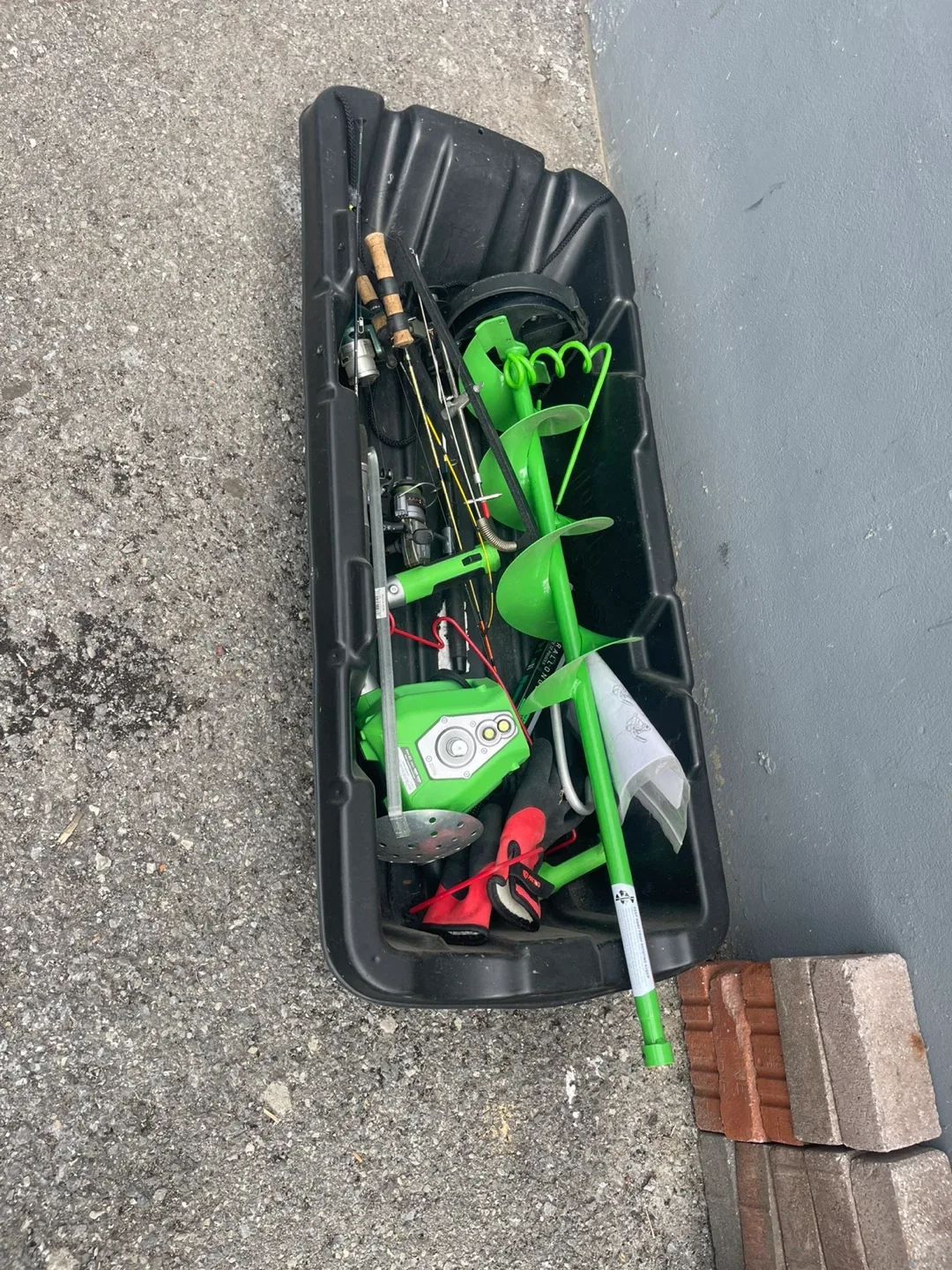 Ice Fishing Gear Set - Auger, Sled, Rods & More image indicator(2)