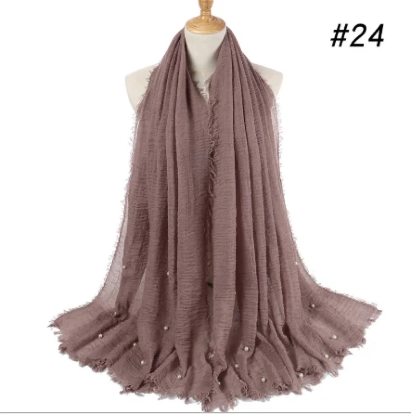 Dusty Khaki Hijab/Shawl/Scarf thumbnail