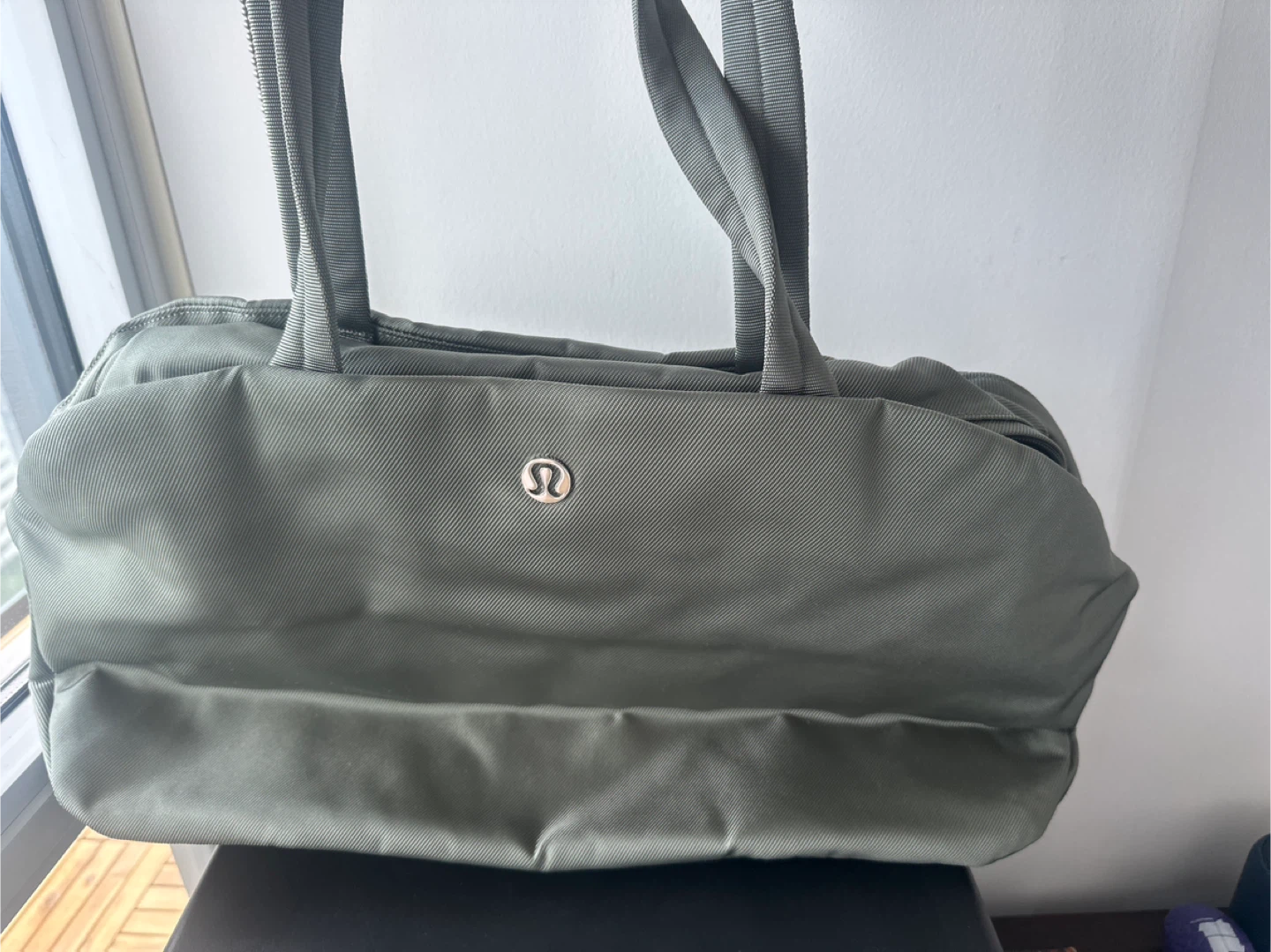 Lululemon Olive Green Gym Bag