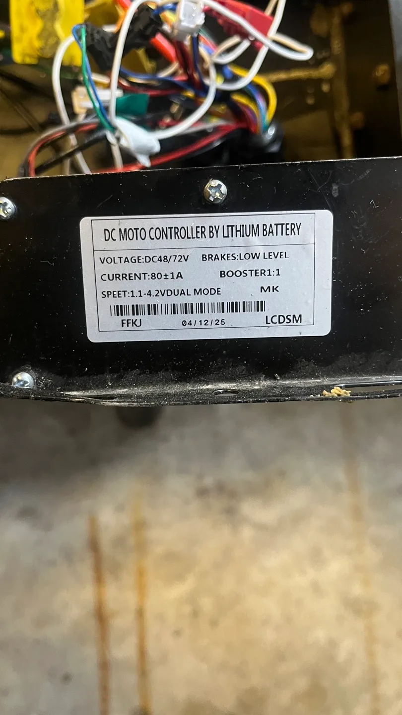 Scooter frame and parts image indicator(5)