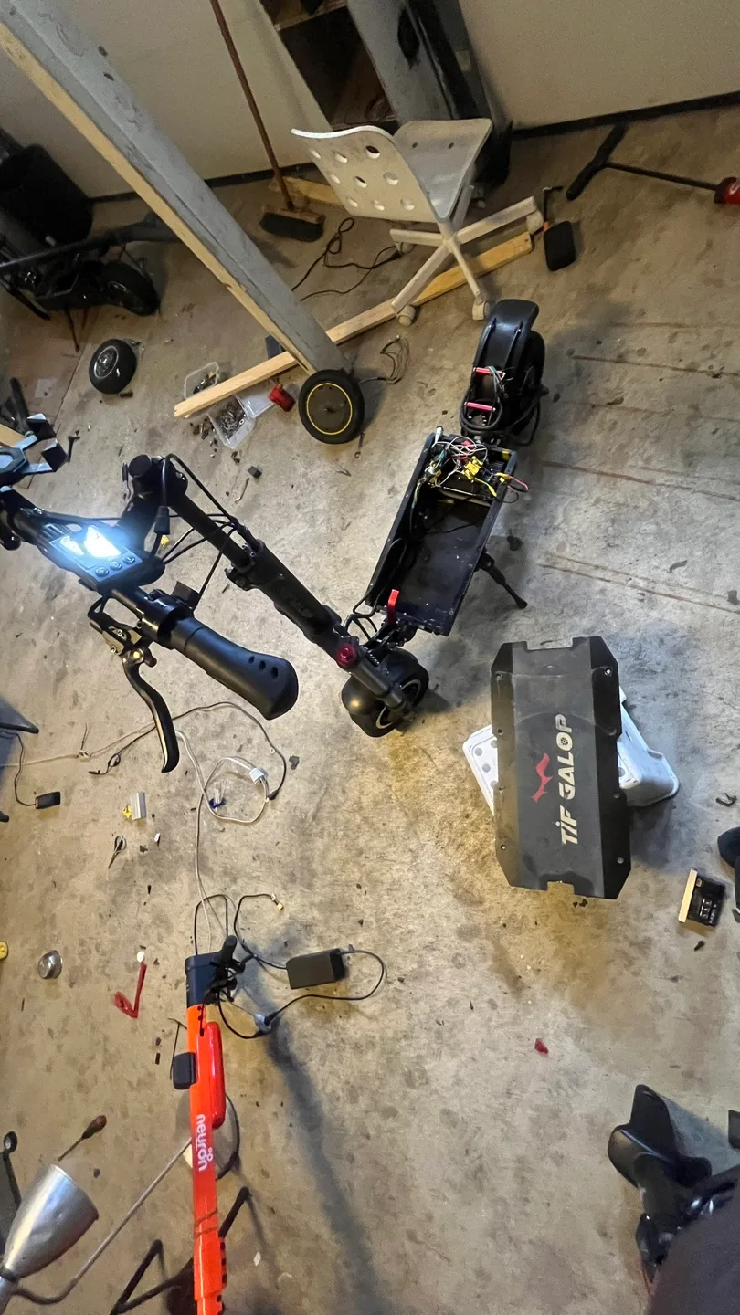 Scooter frame and parts image indicator(3)