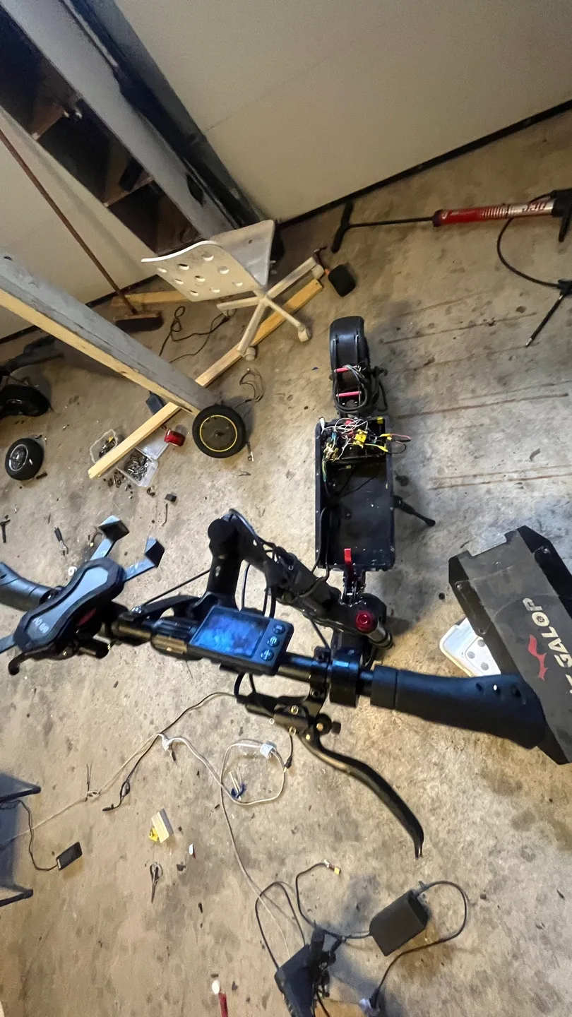 Scooter frame and parts image indicator(4)