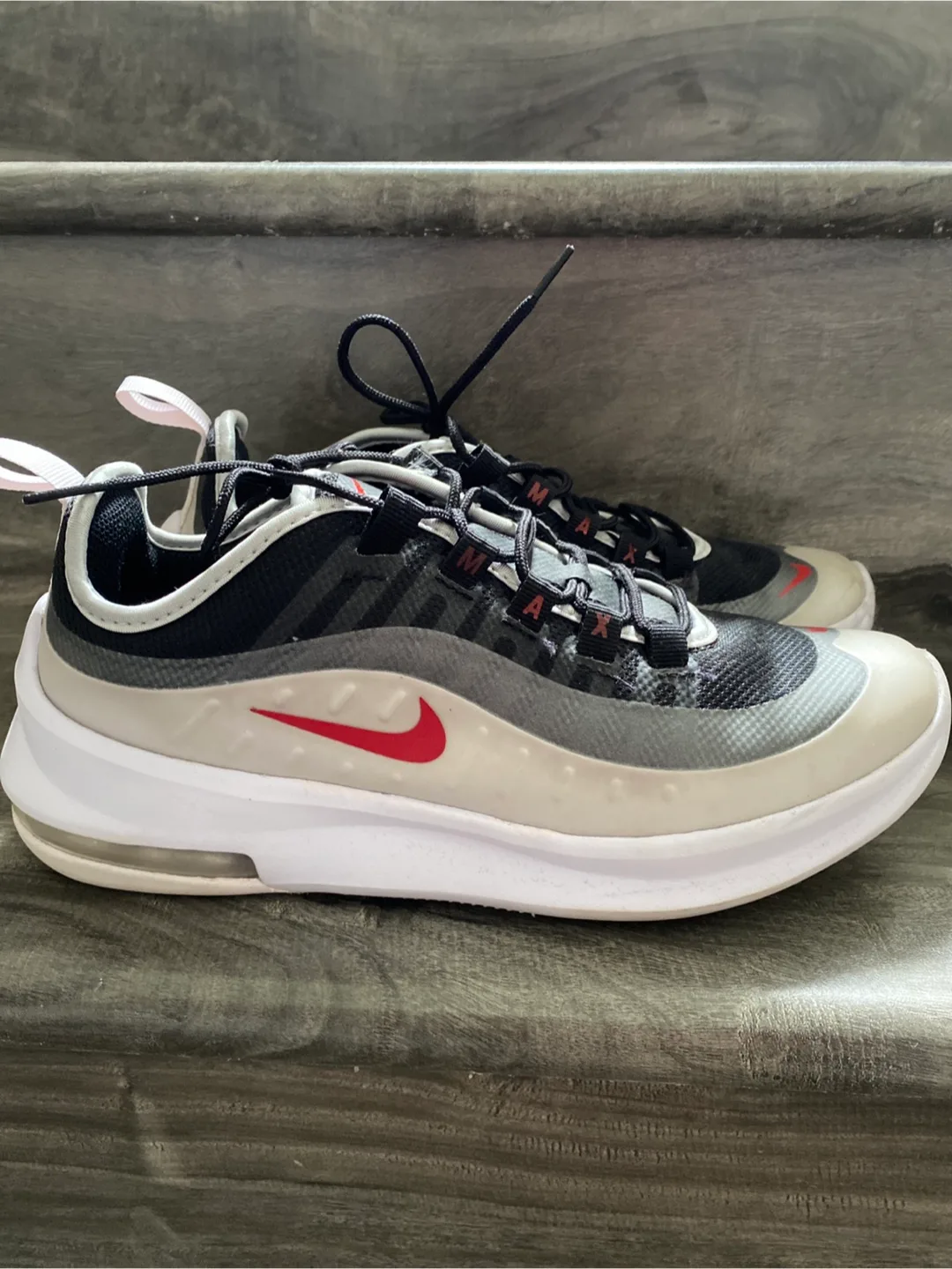 Nike Air Max Axis Sneakers - Black, Grey, Red image indicator(4)