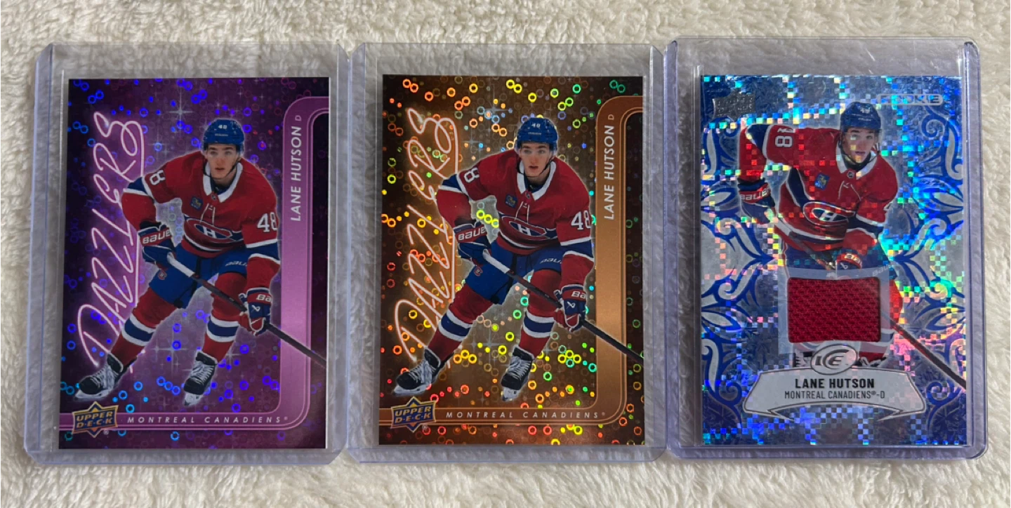 Lane Hutson Hockey Cards - Montreal Canadiens