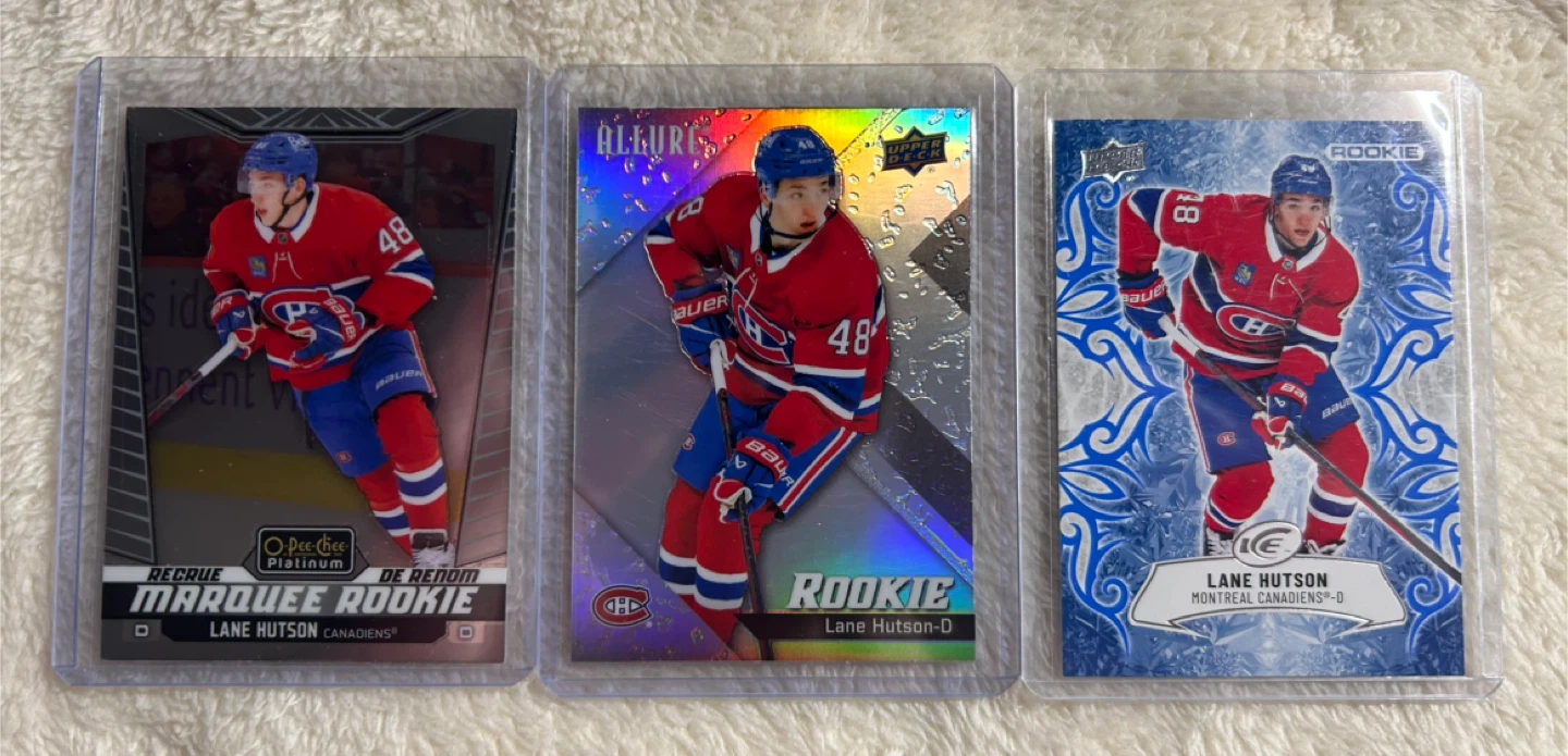 Lane Hutson Hockey Cards - Montreal Canadiens - photo 2
