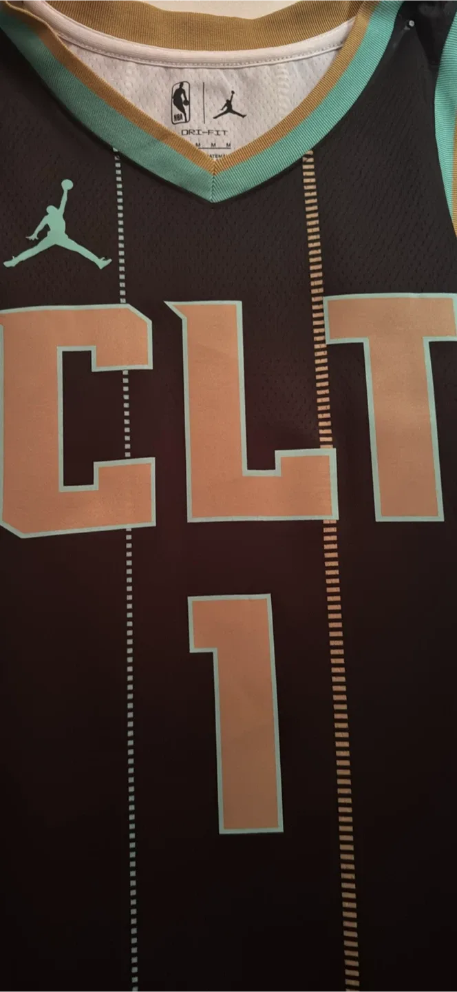 Jordan NBA Charlotte Hornets Ball #1 Jersey - M image indicator(2)