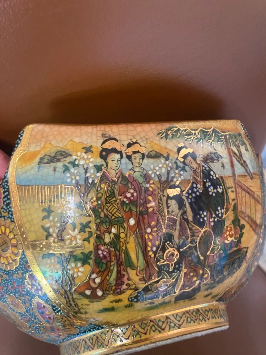 Vintage Satsuma Ware Bowl image indicator(2)