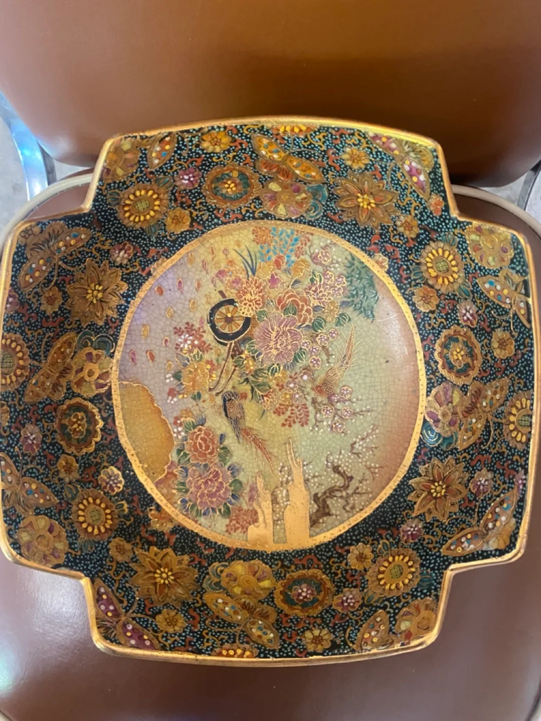 Vintage Satsuma Ware Bowl image indicator(4)