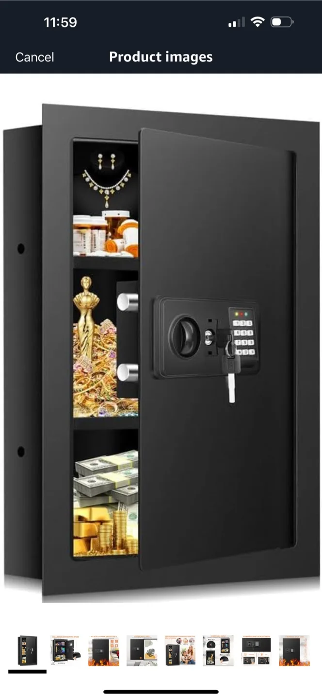 Black Lock Safe - 25.6" Tall thumbnail
