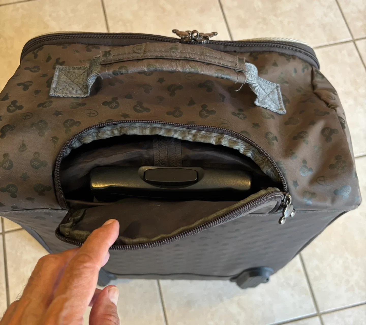 Disneyland Paris Rolling Suitcase - Mickey Mouse design 🥕 image indicator(4)