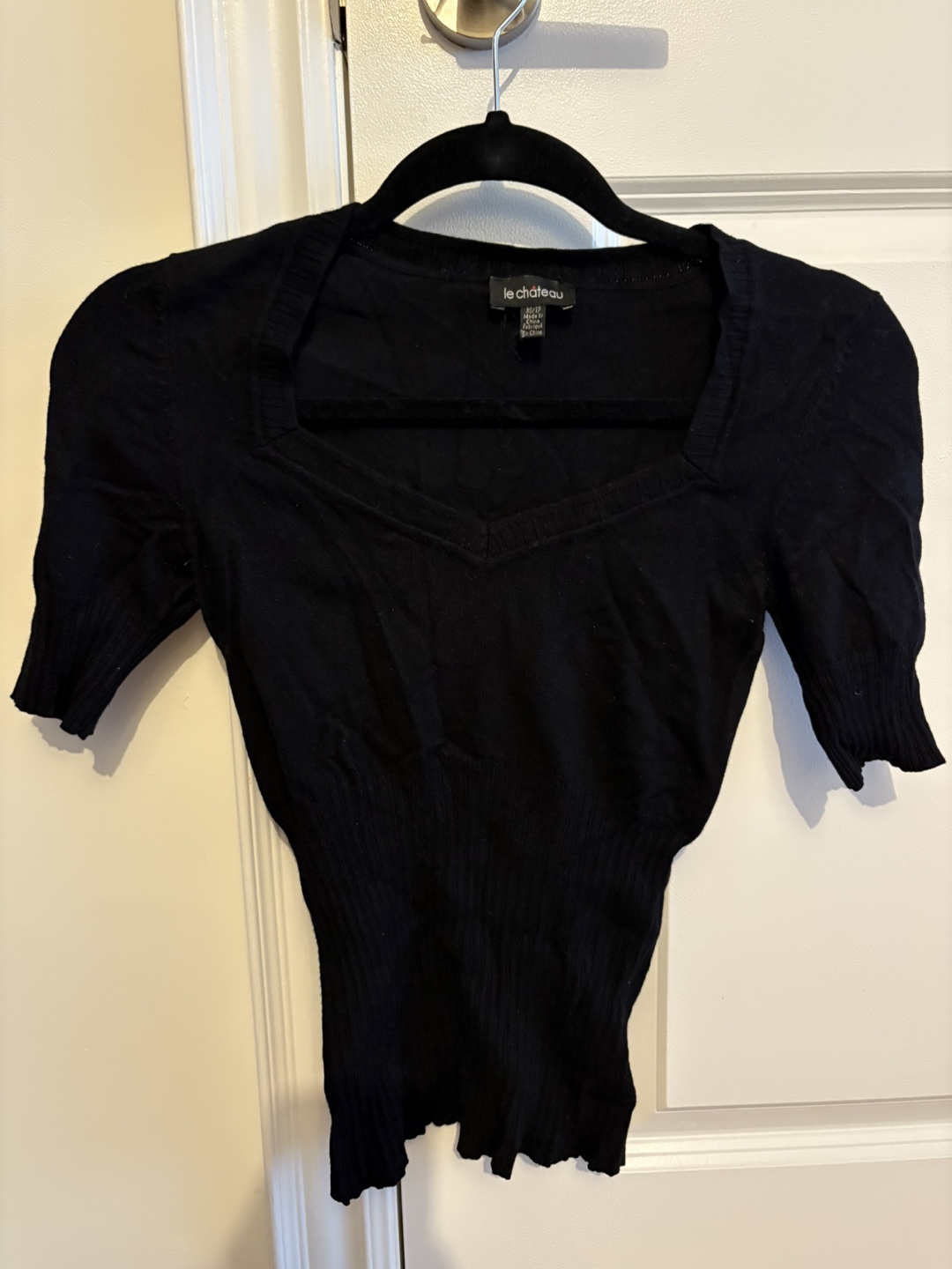 Le Chateau Black Top - Size XS