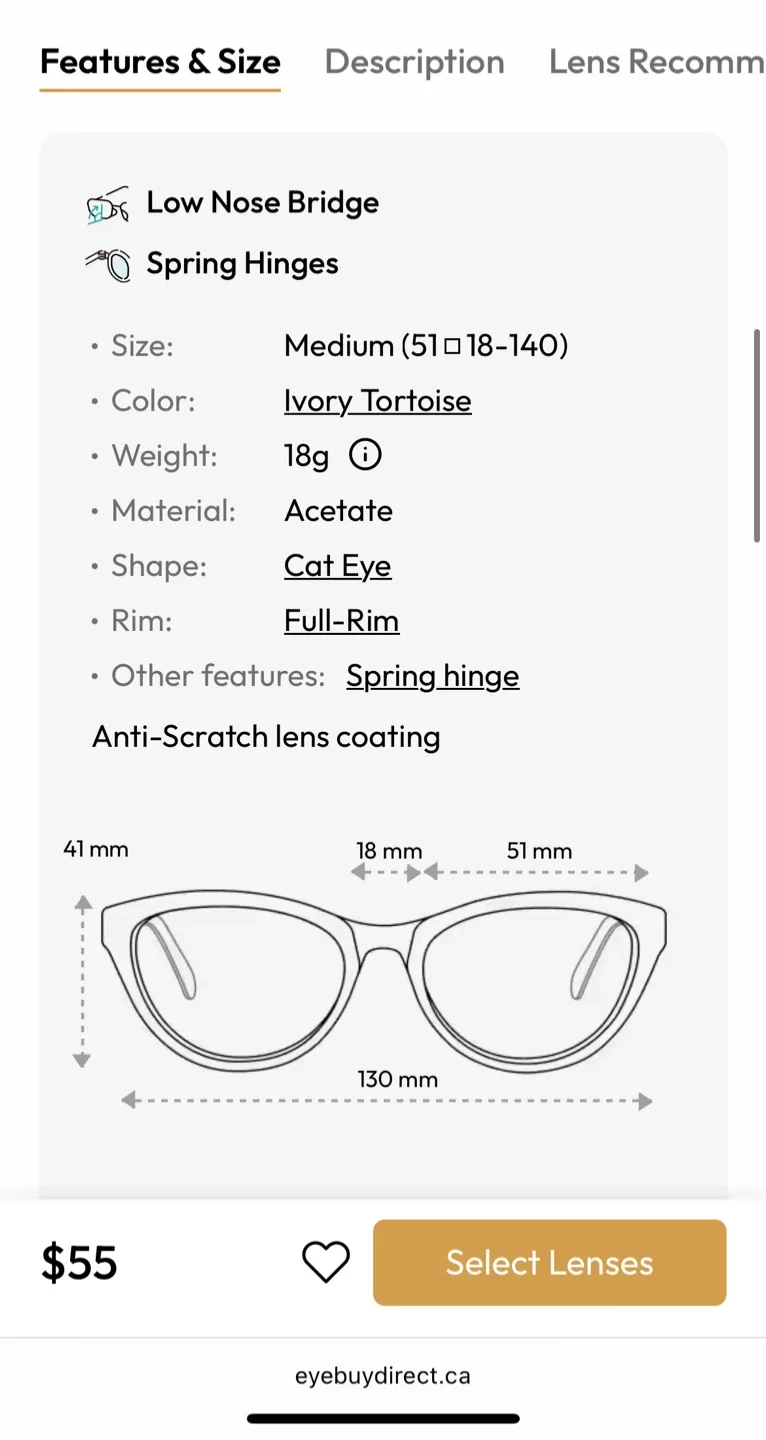 NEW Reading Glasses 0.50+ Single Vision Distance image indicator(5)