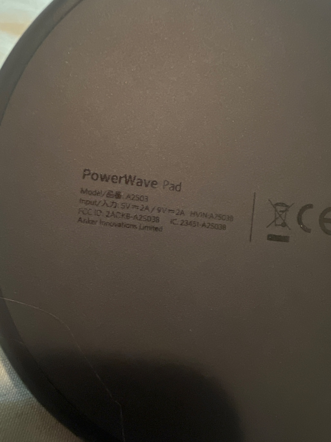 Anker PowerWave A2503 Wireless Charging Pad - photo 3