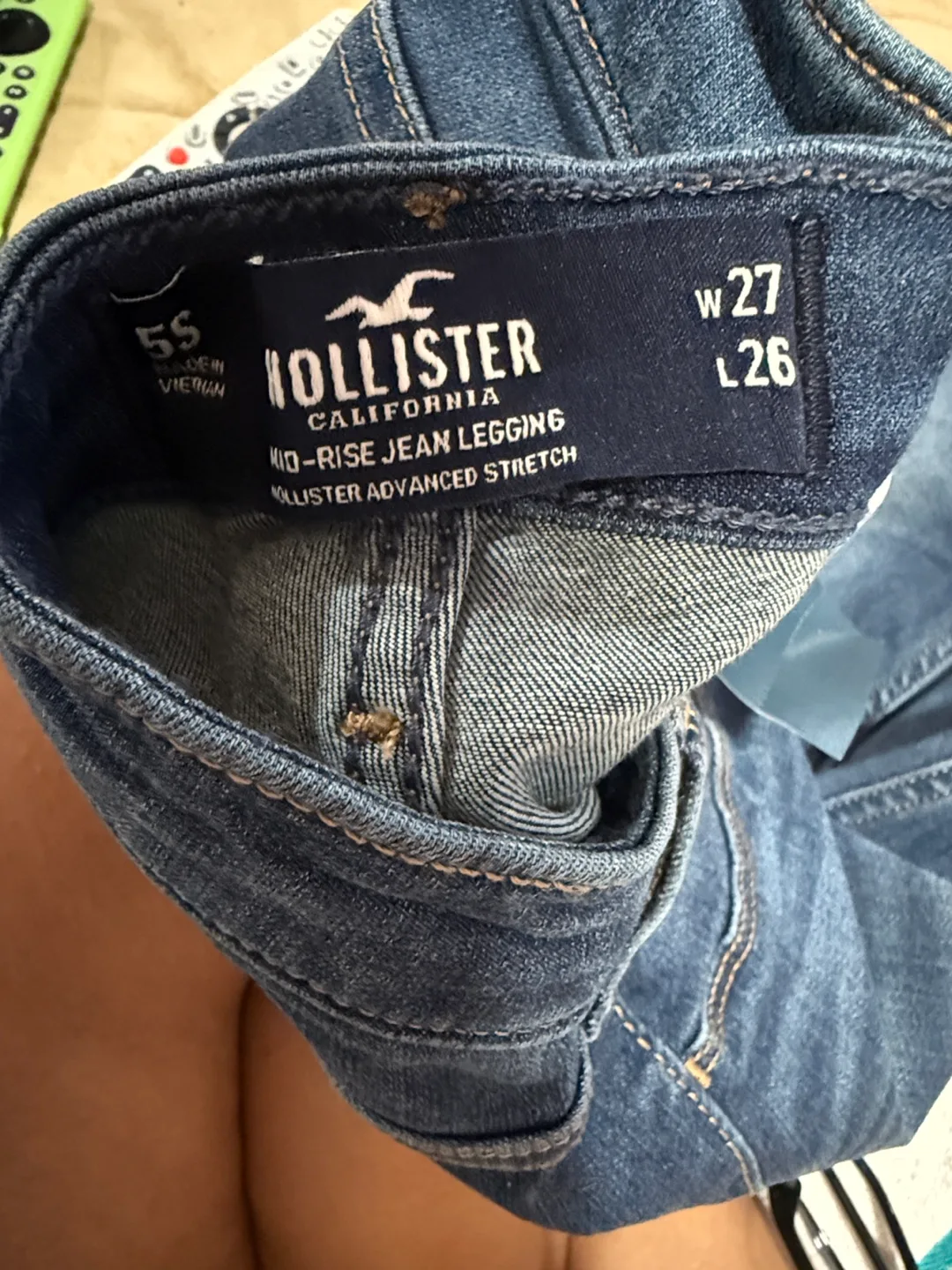 Hollister Mid-Rise Jean Leggings - Size 5 27/26 - New with tags image indicator(6)