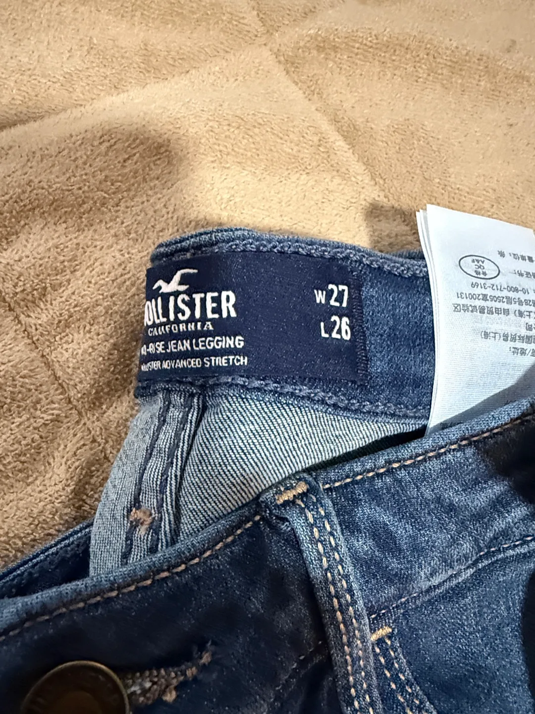 Hollister Mid-Rise Jean Leggings - Size 5 27/26 - New with tags image indicator(2)