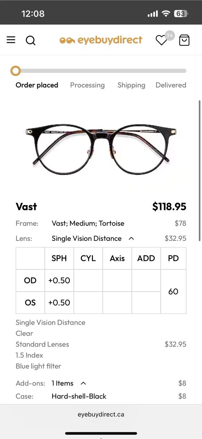 NEW Reading Glasses 0.50+, Medium Frame - photo 2