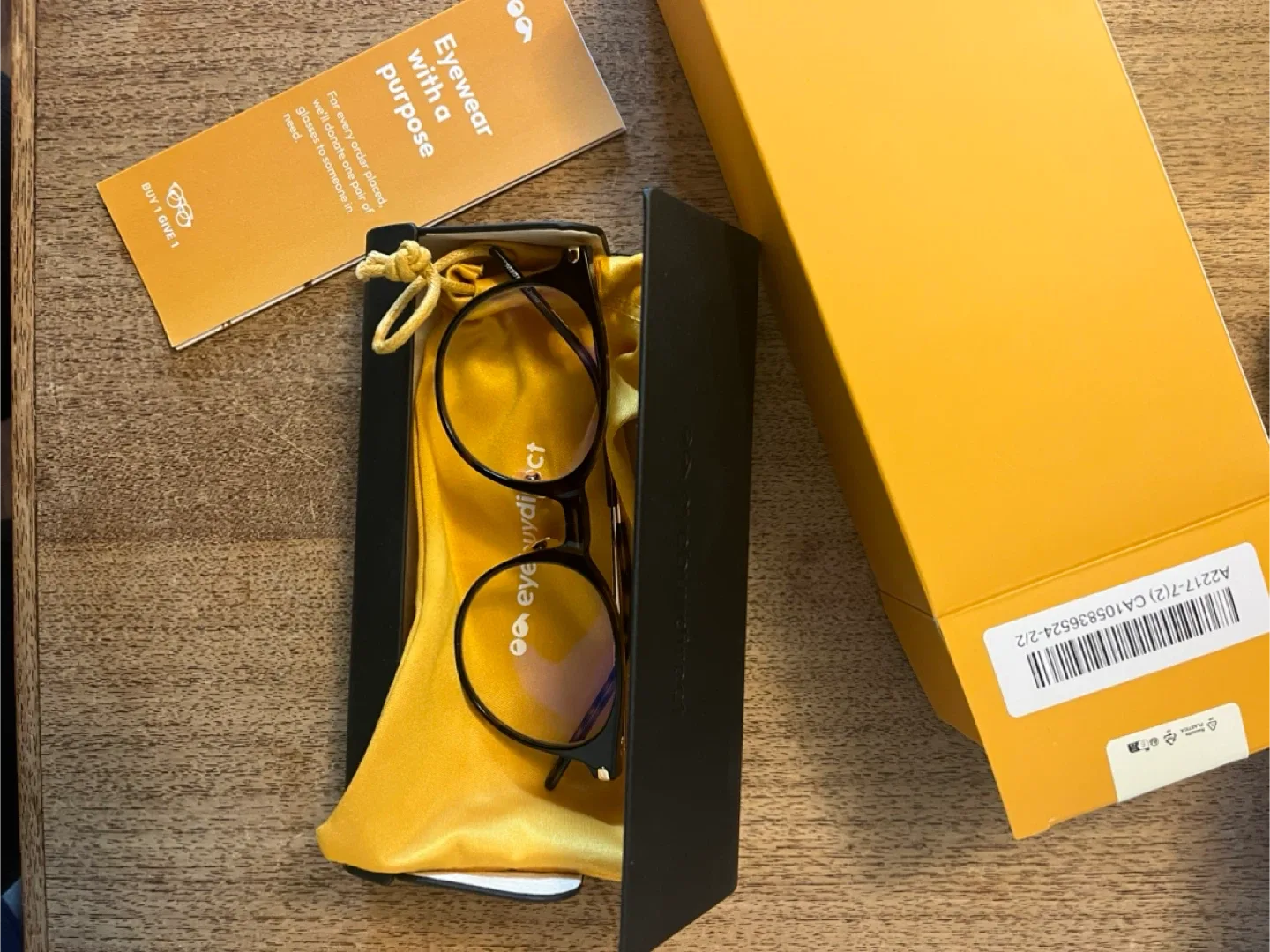 NEW Eyebuydirect Reading Glasses 0.5+ image indicator(4)