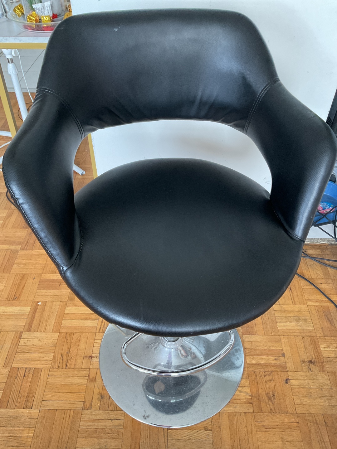 🥕Black Swivel Bar Stool