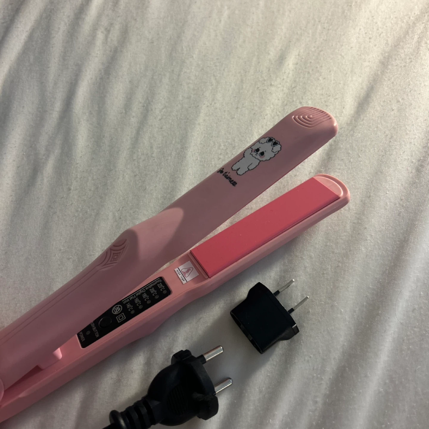 Pink Jo t'aimez Digital Flat Iron