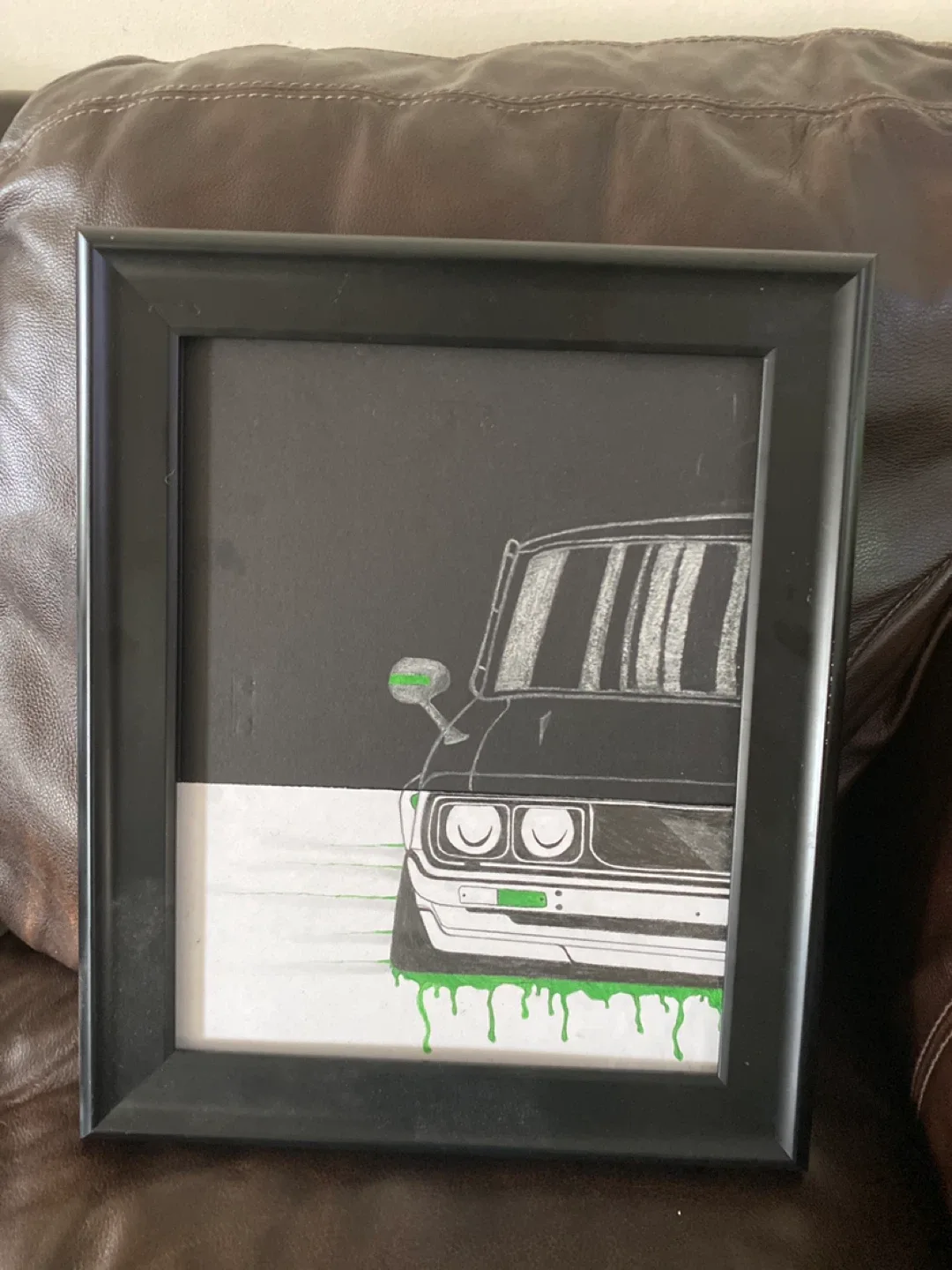 Framed Car Art Print image indicator(2)