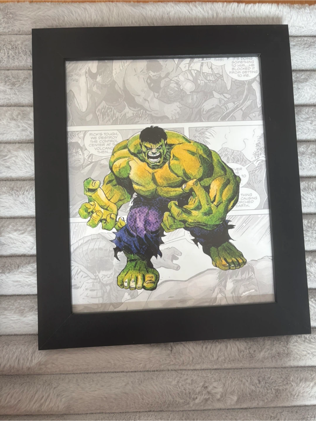 Marvel Comic Framed Art