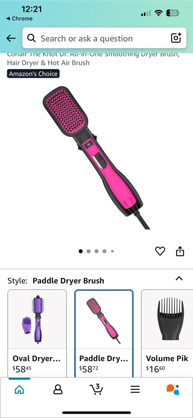 Infiniti Pro Conair The Knot Dr. Dryer Brush image indicator(3)