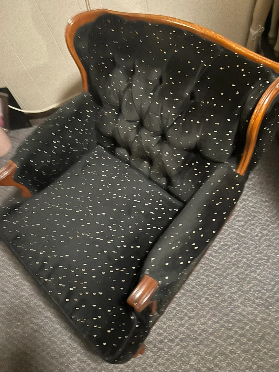 FREE FREE Black Sofa and Armchair Set (Curbside pick up now) thumbnail