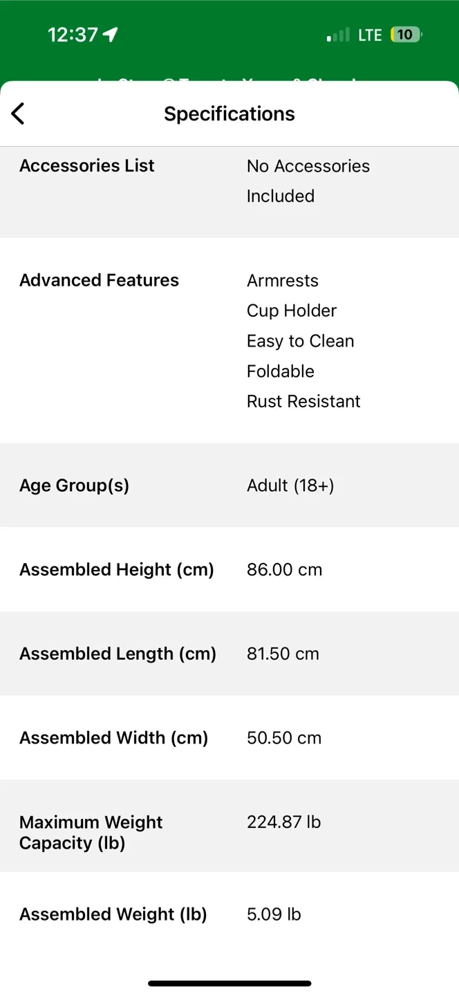 Outbound Wide Back Camp Chair - Large image indicator(3)